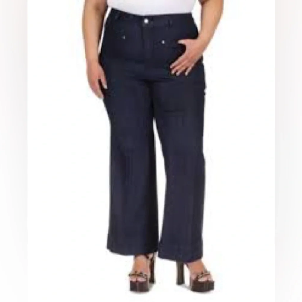 Michael Kors Dark Blue Flare Jeans